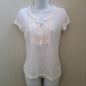 NWT LOFT Petite cream top